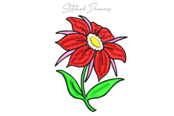 Beautiful Rose Embroidery Design