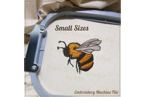Bee Embroidery Design