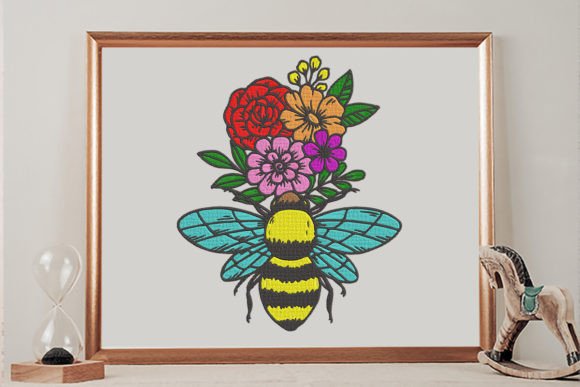 Bee Flower Floral Embroidery Review