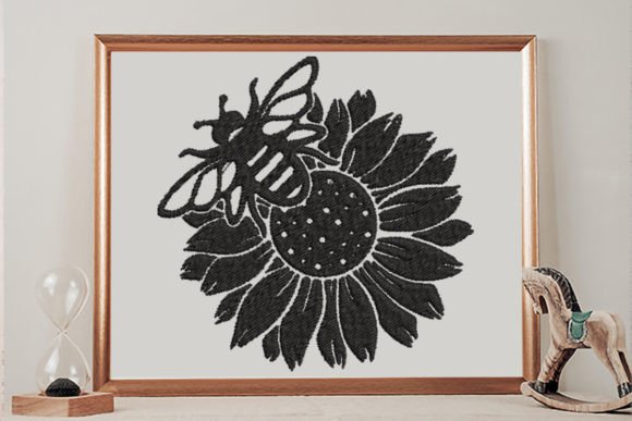 Bee on a Sunflower Embroidery Review