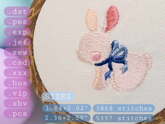 Bunny Machine Embroidery Design Review