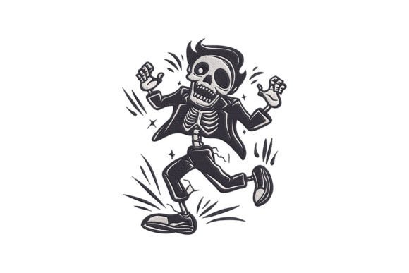 Dancing Skeleton Embroidery Review for Business Use