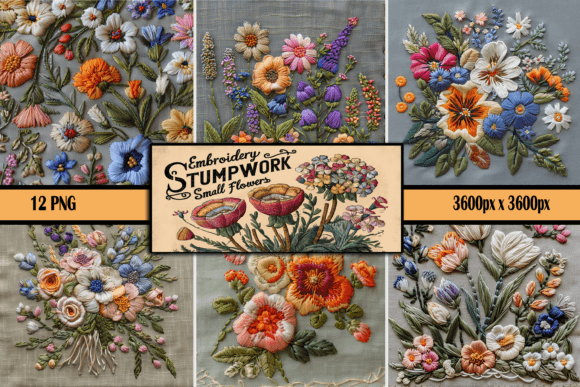 Embroidery Stumpwork Small Flowers Review