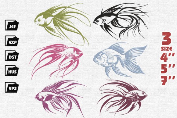 Set of 6 Elegant Fish Embroidery Bundle Review