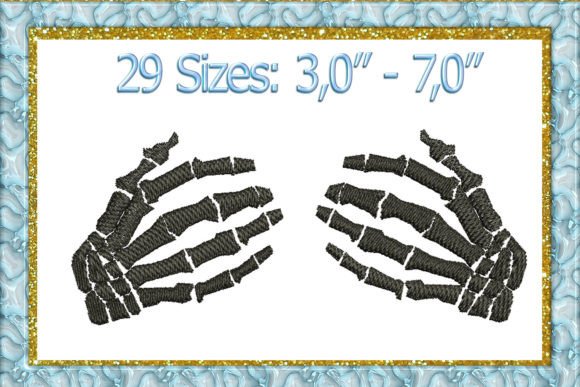 Skeleton Hand Embroidery Design Review
