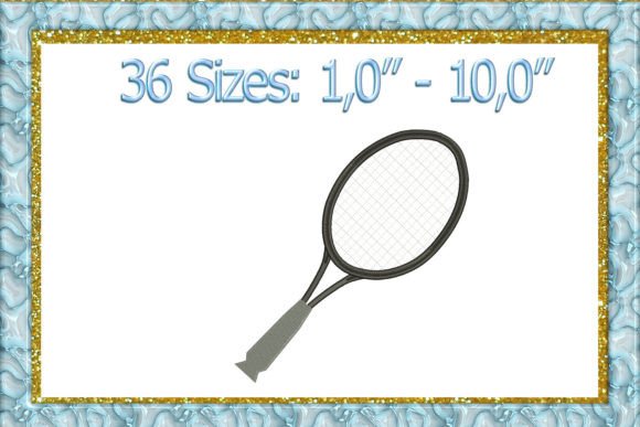 Tennis Racket Embroidery Review